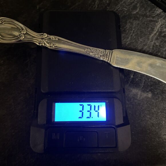 Frank Whiting Flat Handle Butter Knife Spreader Victoria-Florence Sterling 1905 - Picture 6 of 6